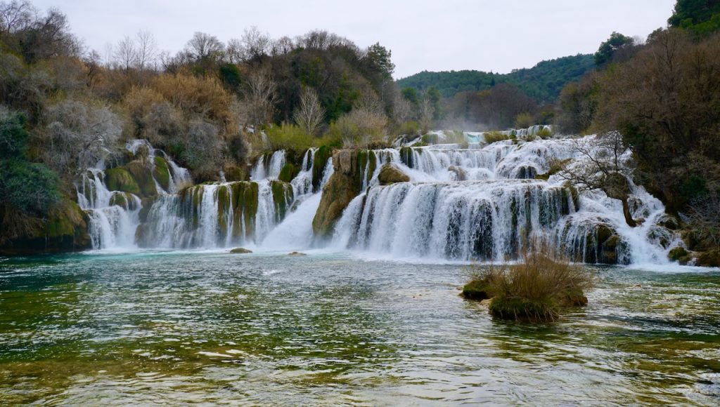 Tufa waterfalls. 